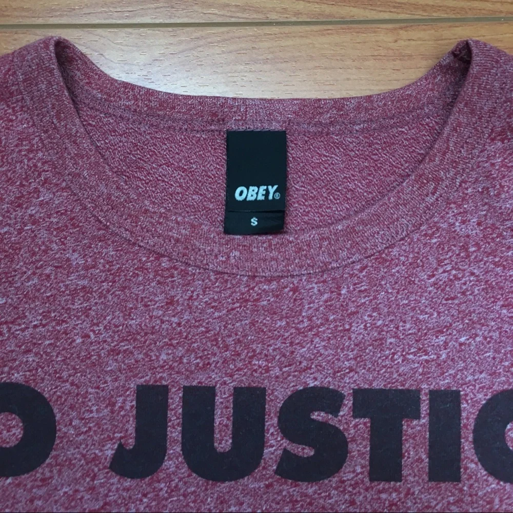 Obey Graphic Tee - No Justice No Peace - Picture 2 of 2